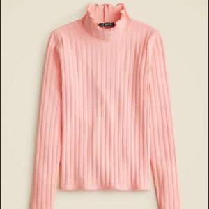 J Crew pointelle turtleneck